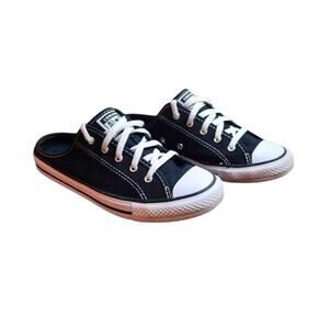 Converse Women's Black Canvas Slip-On Loafers